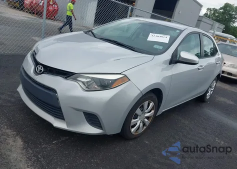 2014 Toyota Corolla Le from USA, damaged, VIN 2T1BURHE2EC197929